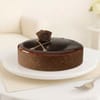 Silky Caramel Mudcake with Chocolate Collar