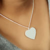 Shop Silver Finish Heart Shape Pendant