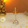 Buy Silver & Gold Plated Kalash with Diya