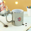 Silver Metallic Mug - Customized With Logo Online