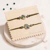 Shop Silver-Plated Peacock Rakhi Set of 2