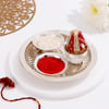 Silver Pooja Thali with Moli Online
