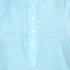 Shop Sky Blue Cotton Mix Long Kurta For Men