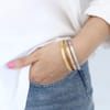 Gift Sleek Personalized Women's Cuff Bracelets (set of 3)