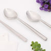 Buy Sleek Silver Spoon - Big - Set Of 6