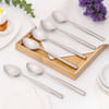 Sleek Silver Spoon - Big - Set Of 6 Online