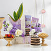 Snake Suberba Plant & Dry Fruits Hamper Online