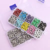 Buy Snap Button Box With Fastener - Assorted - Single Piece