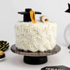 Gift Snowy White Delicious Graduation Cake (1 Kg)
