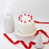 Gift Snowy White Forest Cake (500 gms)