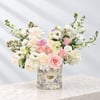 Gift Soft White and Peach Flower Box