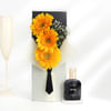 Sophisticated Shirt And Tie Floral Hamper Online