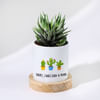 Sorry I Was A Prick - Haworthia Succulent With Personalized Pot Online