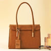 Spacious Tan Handbag For Women Online