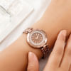 Shop Sparkling Elegance Personalized Rose Gold Watch