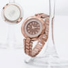 Sparkling Elegance Personalized Rose Gold Watch Online