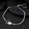 Gift Sparkling Love Sterling Silver Love Bracelet
