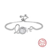 Sparkling Love Sterling Silver Love Bracelet Online