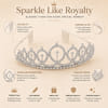 Gift Sparkling Silver Queen Party Tiara