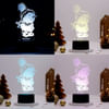 Buy Sparkling Snowman Black Base LED Lamp