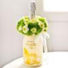 Sparkling Wine Decorated with White Flowers Online