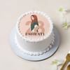 Gift Special Emirati Women's Day Photo Cake - Half kg