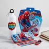 Spider-Man Stationery with Sipper Gift for Rakhi