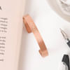 Gift Splendid Enigma - Personalized Men's Cuff Bracelet - Rose Gold