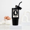 Gift Spooky Chic Personalized Halloween Tumbler With Straw