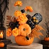 Buy Spooky Flowers Pumpkin Arrangement