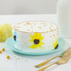 Gift Sprinkle Floral Cake