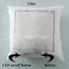 Shop Square Shaped Personalized LED Fur Cushion