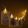 Gift Star Photo Clip LED String Lights - 14 Clips