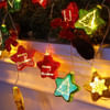 Star-Shaped Christmas String Light - Assorted - Single Piece Online