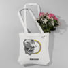 Stellar Sun Sign - Personalized Canvas Tote Bag - Aries Online