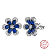 Sterling Silver Blue Sapphire Earrings Online