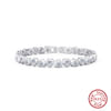 Sterling Silver Heart-Cut CZ Tennis Bracelet Online