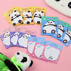 Gift Sticky Notes - Panda - Assorted - Set Of 10