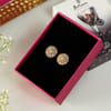 Shop Stone Studded Floral Shaped Earrings