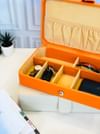 Shop Storage Box - 6 Compartments - Leather - Single Piece