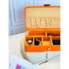 Storage Box - 6 Compartments - Leather - Single Piece Online