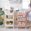 Gift Storage Rack On Wheels - 3 Tier - Assorted - Single Piece