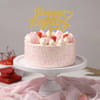 Gift Strawberry Vanilla Birthday Cake