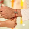 Gift Strength Button Cover Convertible Rakhi - Set of 2