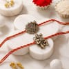 Strength Button Cover Convertible Rakhi - Set of 2