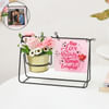 Strong Love Personalized Valentine's Day Swinging Planter Online