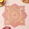Gift Stunning Acrylic Laser Cut Diwali Rangoli Mat