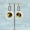 Gift Stylish Earring with Fur Ring