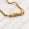 Buy Stylish Personalized Gold Pendant Necklace for Dad