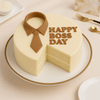 Buy Suit And Sweet Semi-Fondant Boss Day Cake